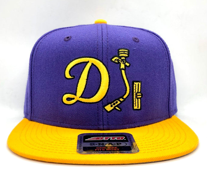 DJ Hat - Purple & Gold