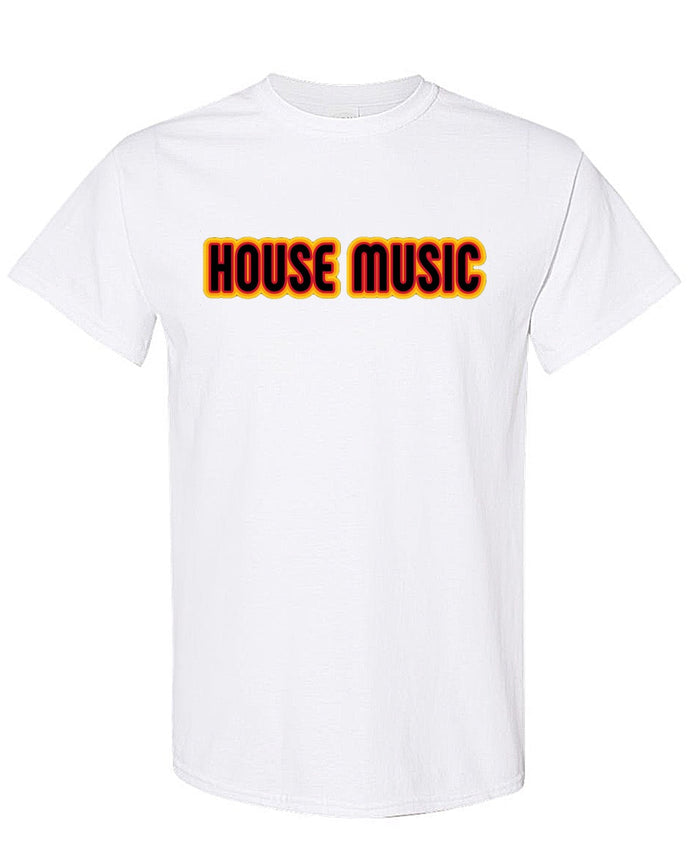 Funky House Music Shirt - White