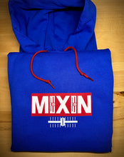 Load image into Gallery viewer, Mixin DJ Framed - Blue Hoodie

