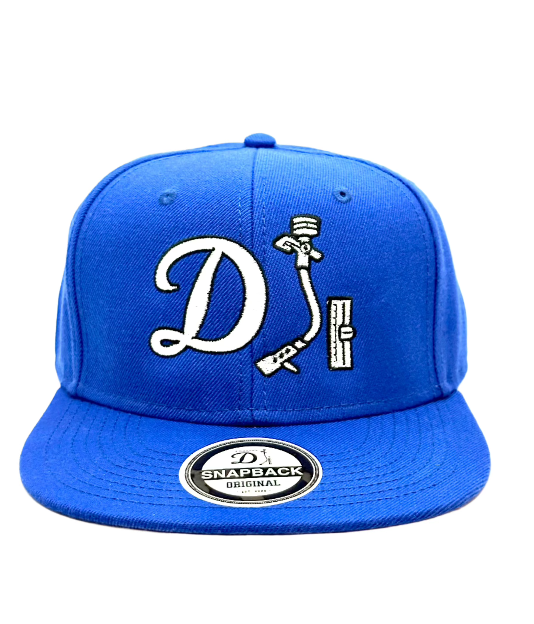 DJ Hat - Blue w/ White Font