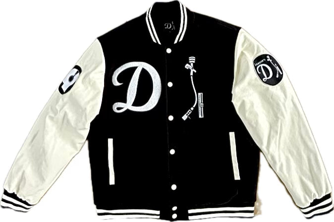 DJ Letterman Jacket - Black & White