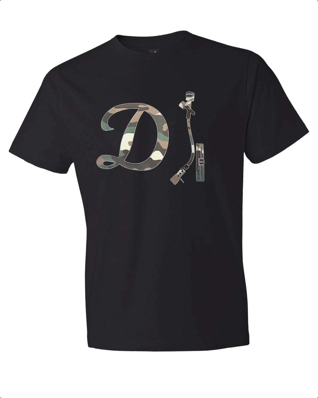 DJ Shirt - Black w/ Camo