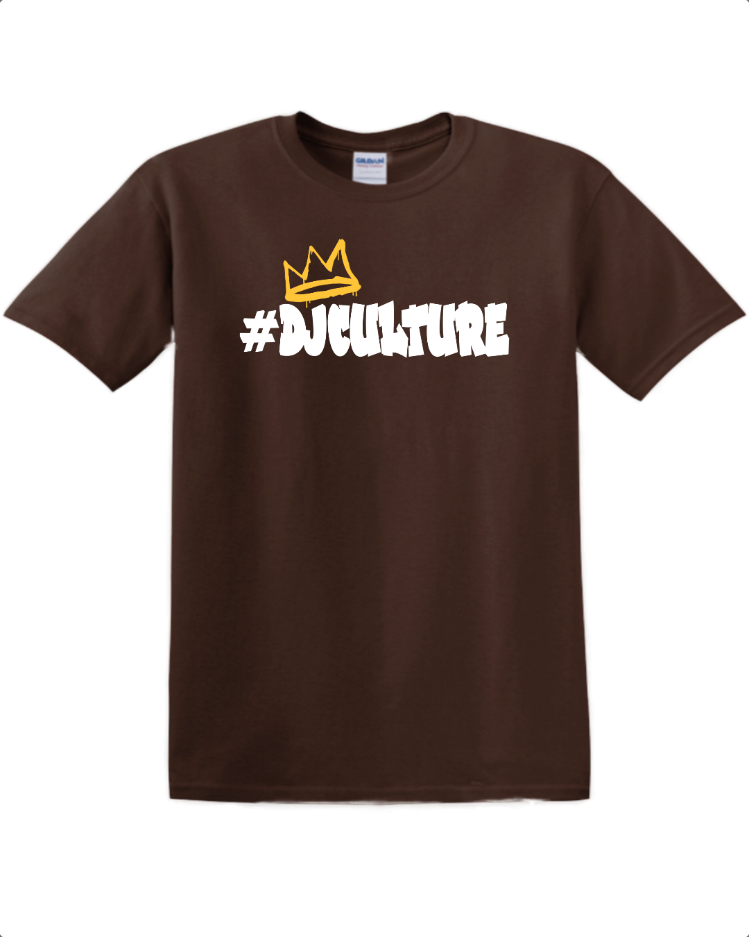 Crowned DJ Culture Shirt - Brown