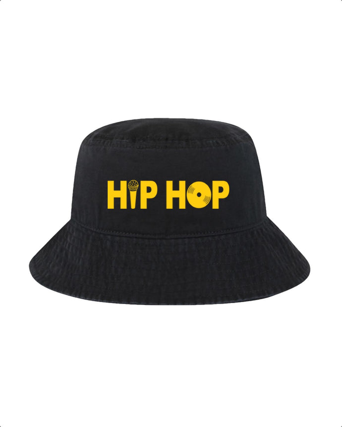 50th Anniversary Hip Hop Bucket Hat - Black