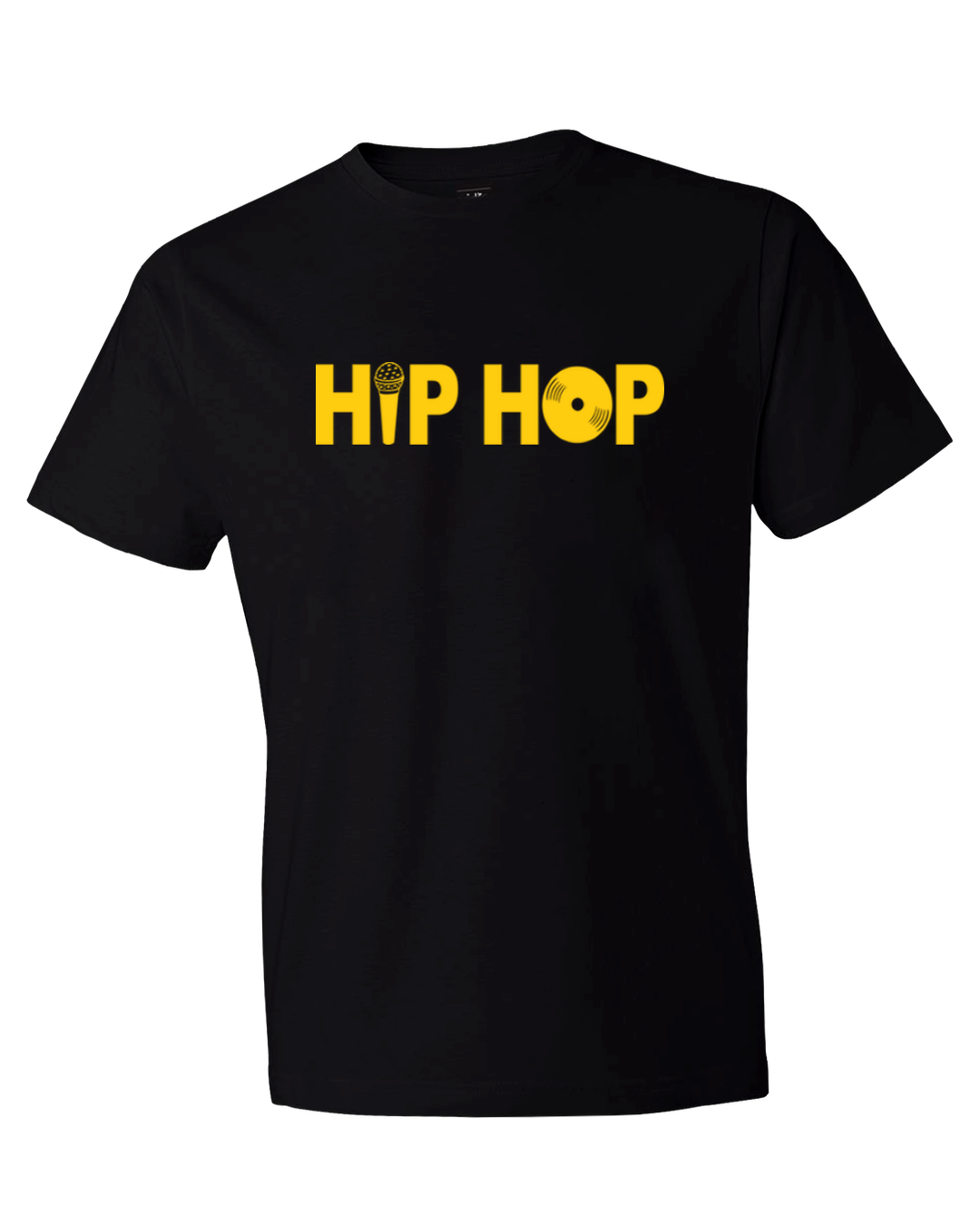 Hip Hop Tee - Black/Bright Gold