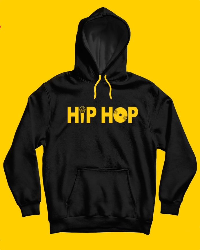 50th Anniversary Hip Hop Hoodie - Black/BrightGold