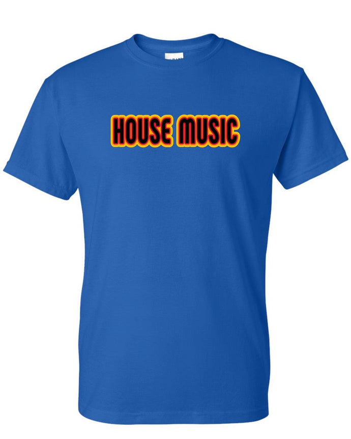 Funky House Music Shirt - Blue