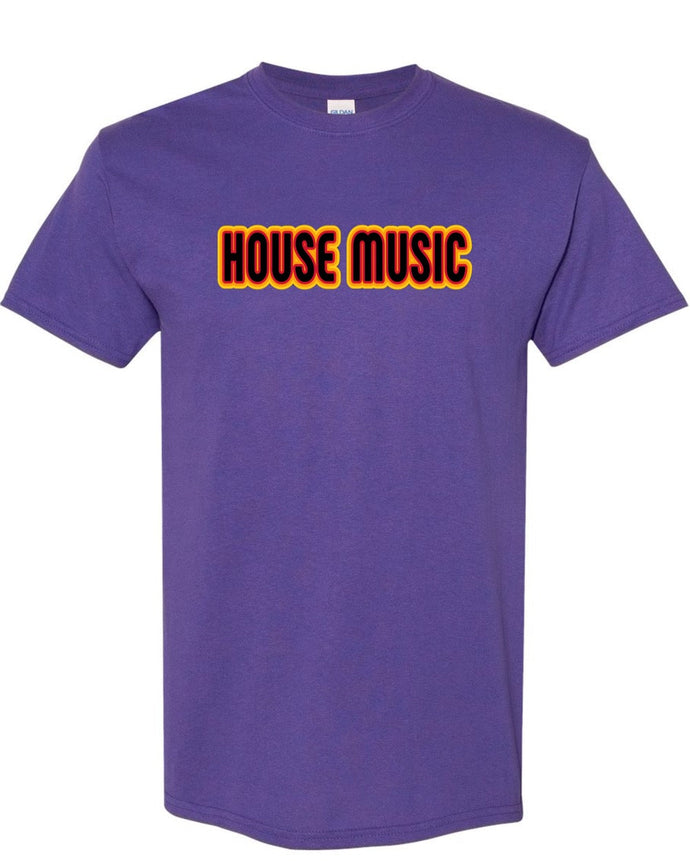 Funky House Music Shirt - Purple