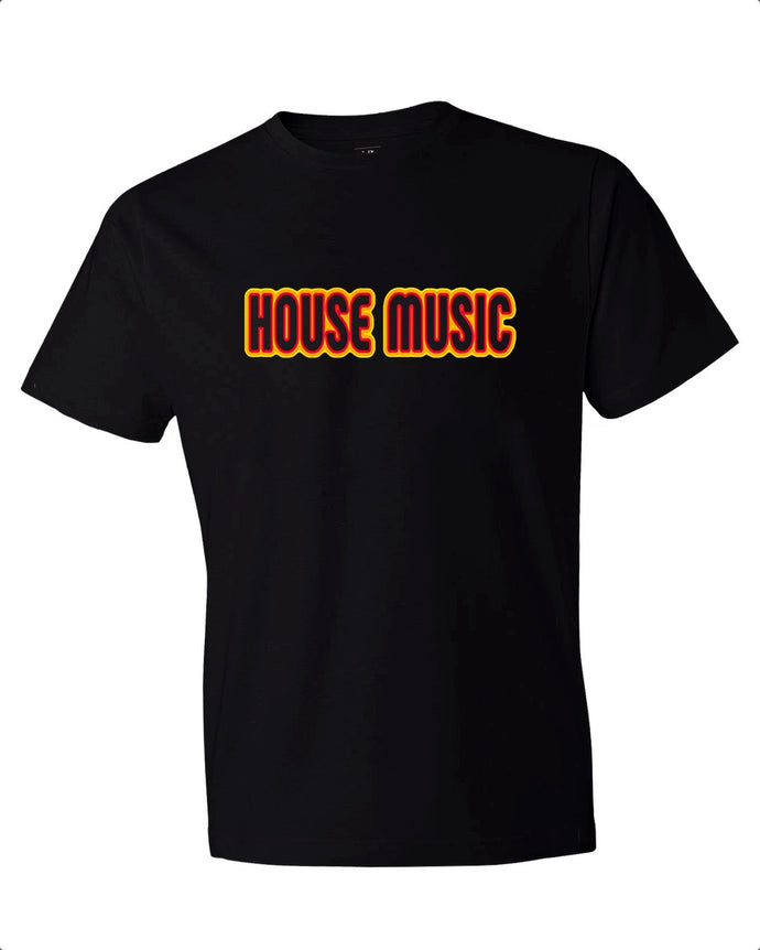 Funky House Music Shirt - Black