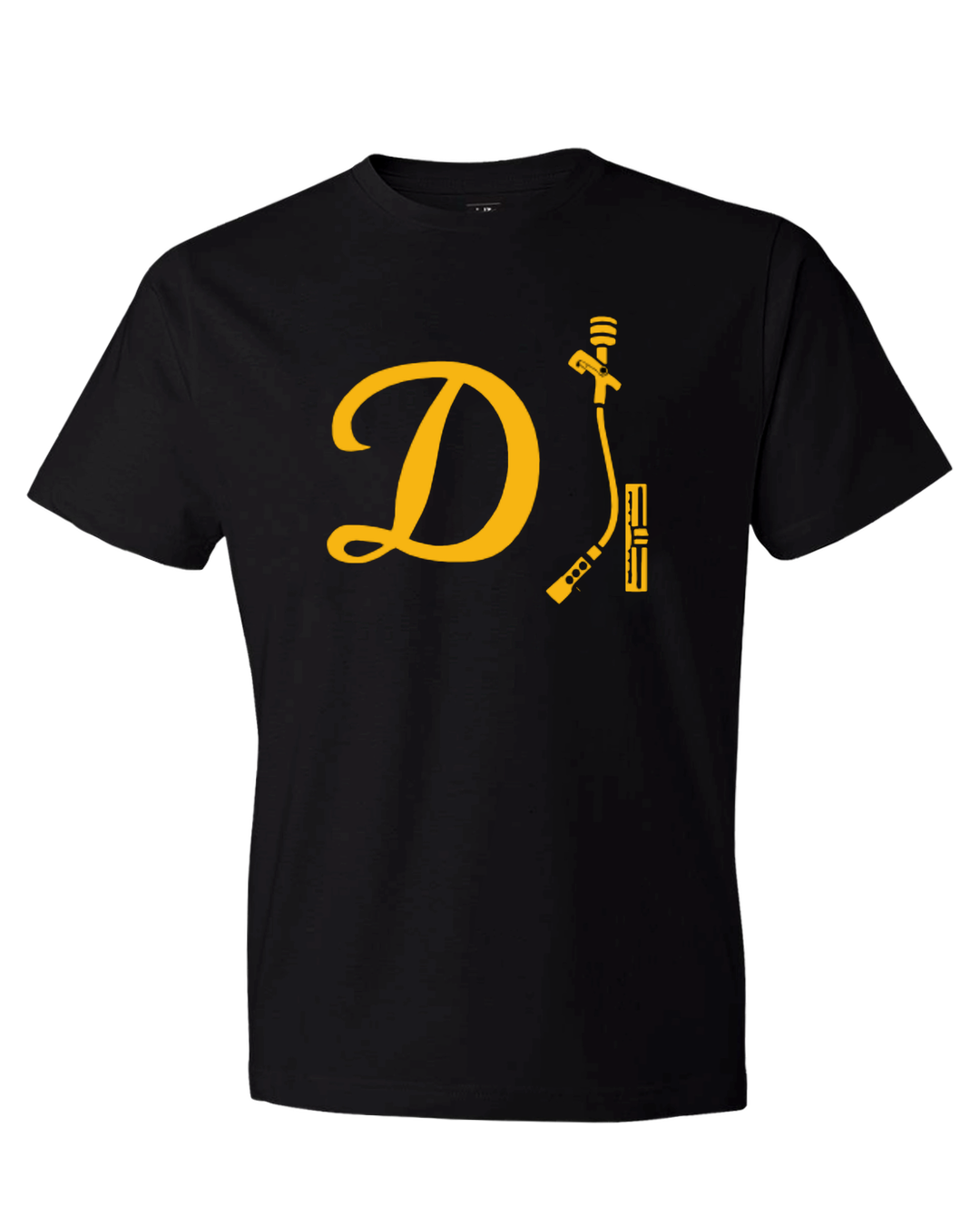 DJ Shirt - Black w/ Gold