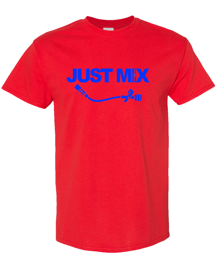 Just Mix Shirt - Red & Blue