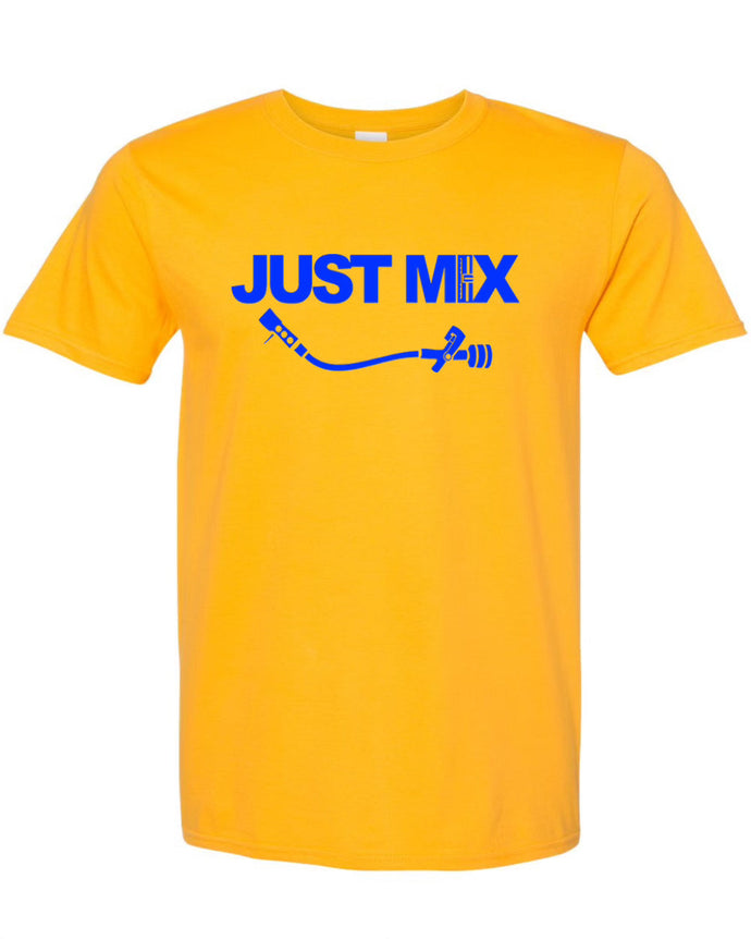 Just Mix Shirt - Gold & Blue