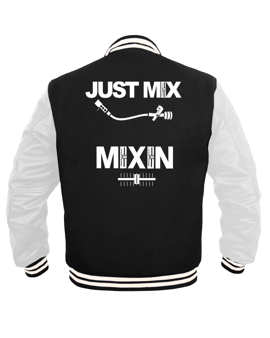 DJ Letterman Jacket - Black & White