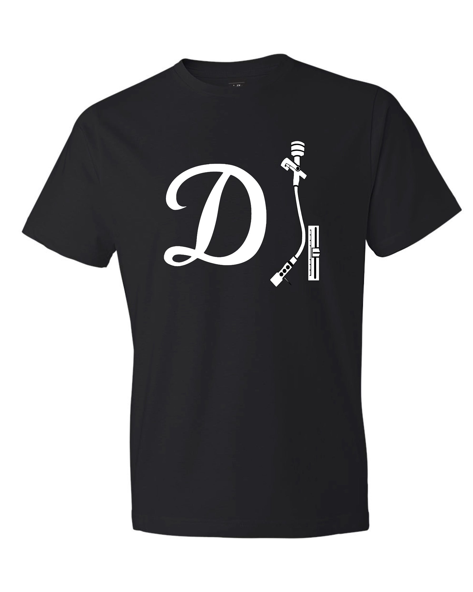 DJ Shirt - Black w/ White
