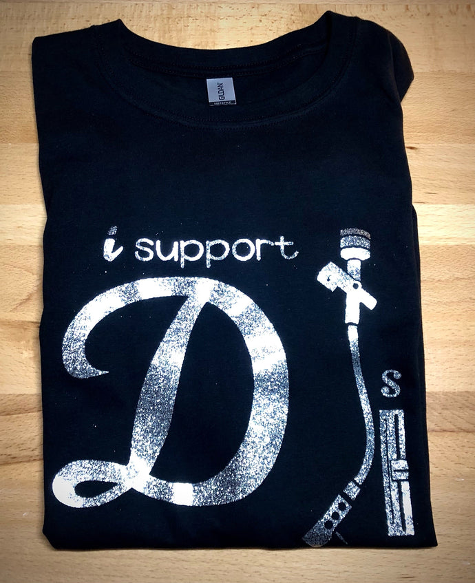 I Support DJs Shirt - Glitter