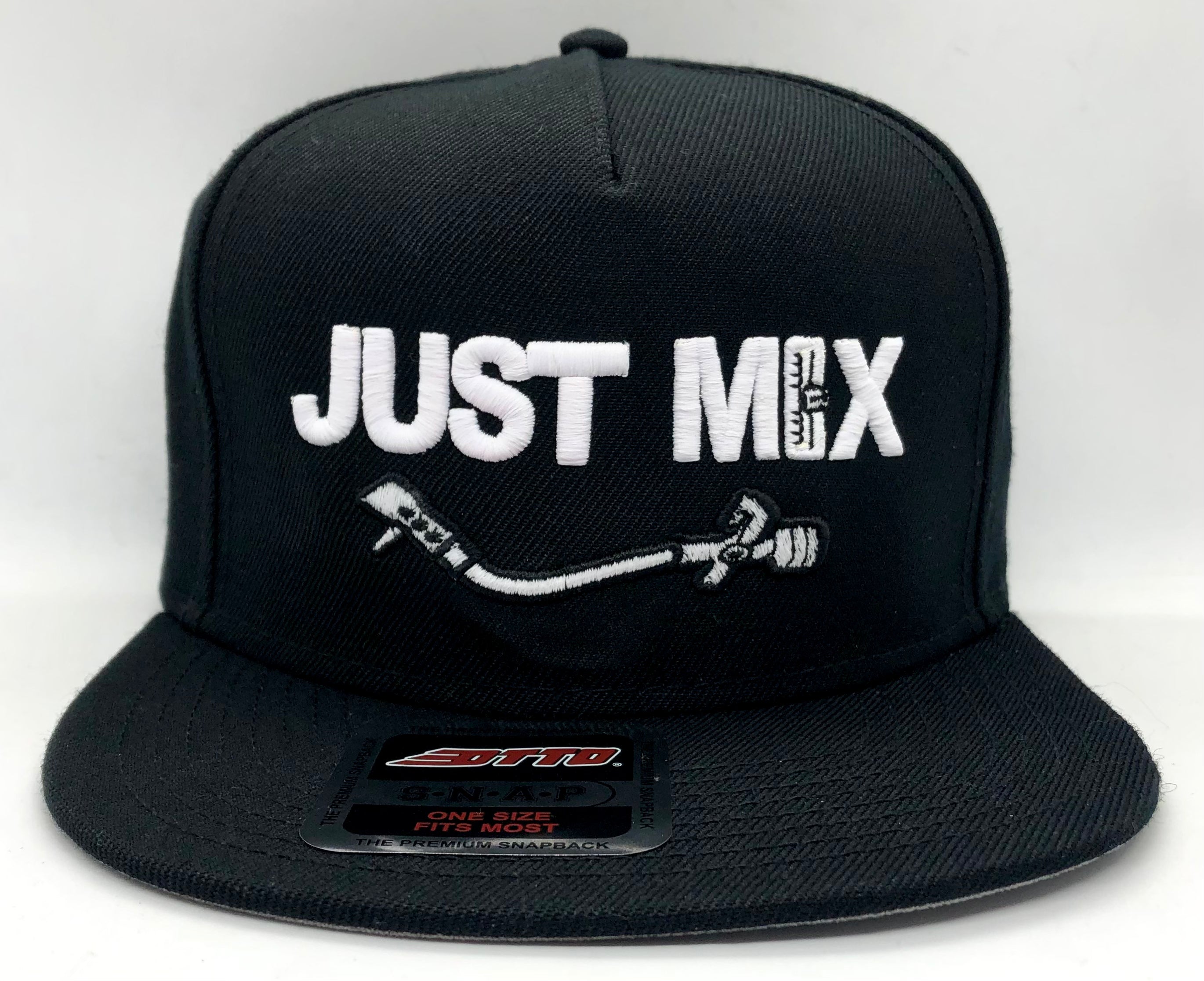Just Mix Hat - 3D Puff - Black