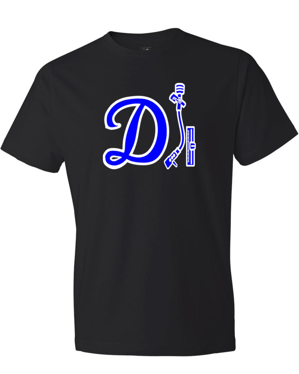 DJ Shirt - Black w/ Blue