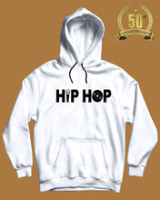 Load image into Gallery viewer, 50th Anniversary Hip Hop Hoodie - White/Black
