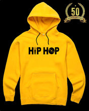 Load image into Gallery viewer, 50th Anniv Hip Hop Hoodie - Gold/Black
