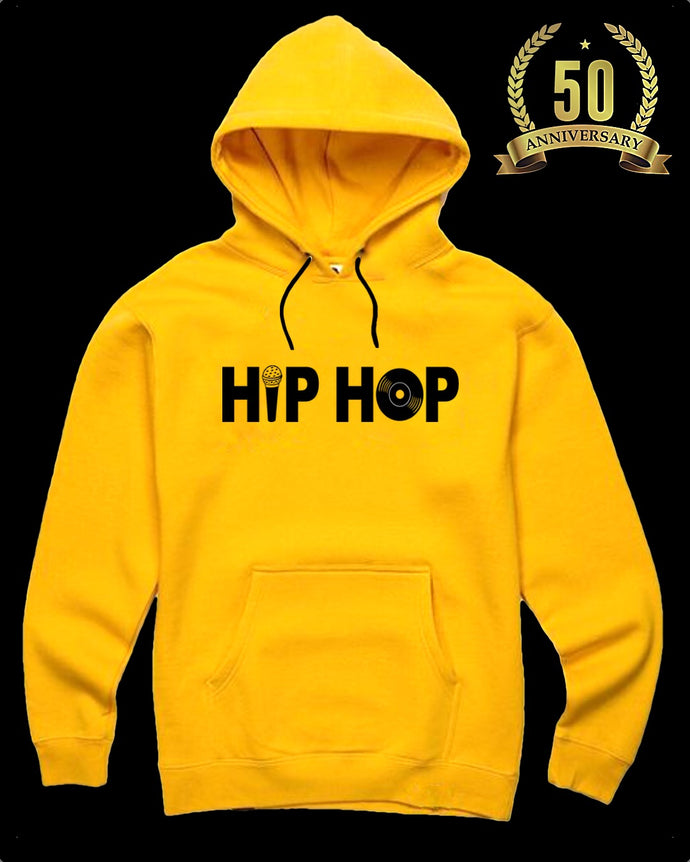 50th Anniv Hip Hop Hoodie - Gold/Black