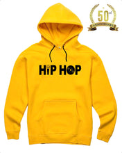 Load image into Gallery viewer, 50th Anniv Hip Hop Hoodie - Gold/Black
