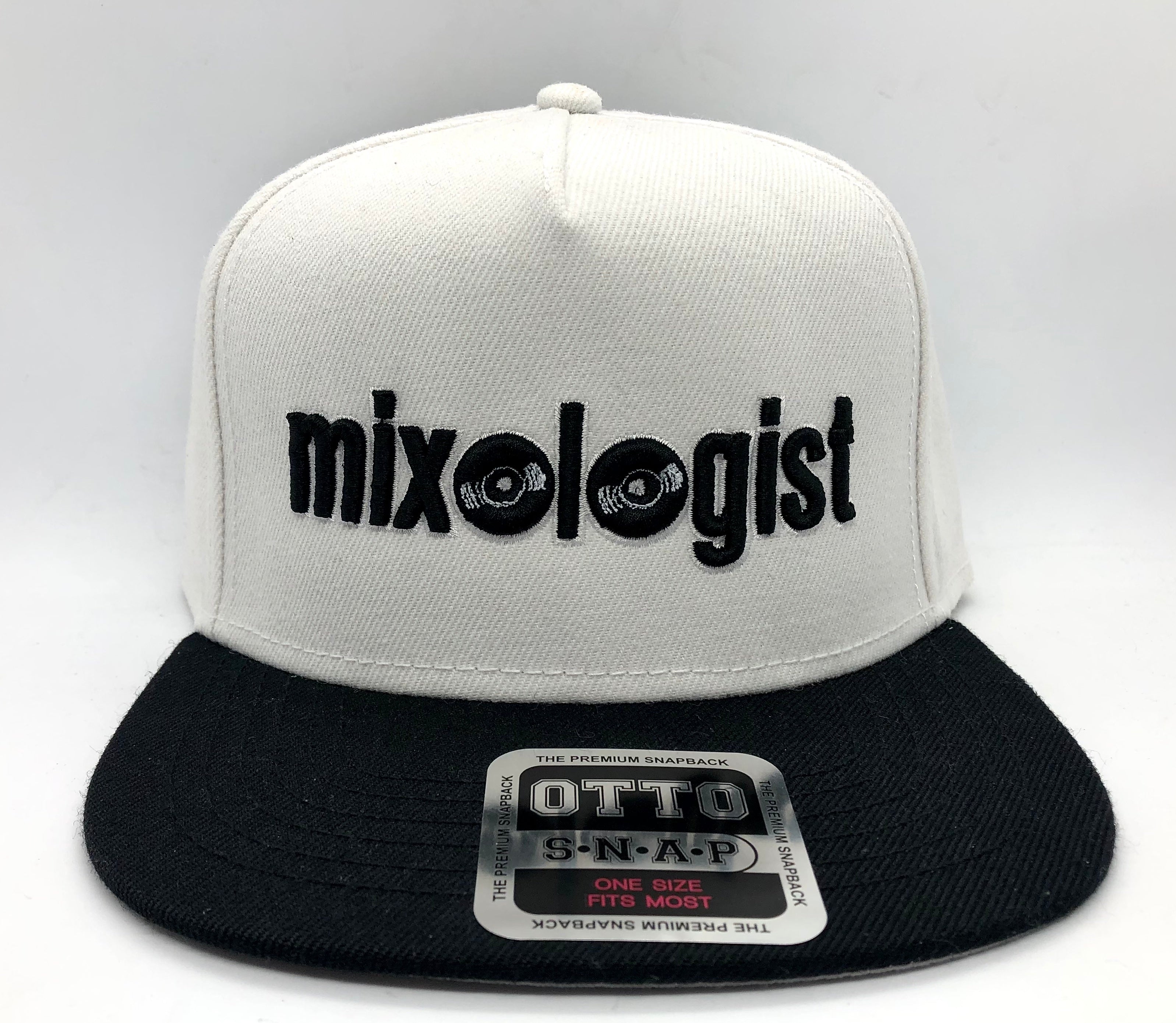 Mixologist 3D Hat - White & Black