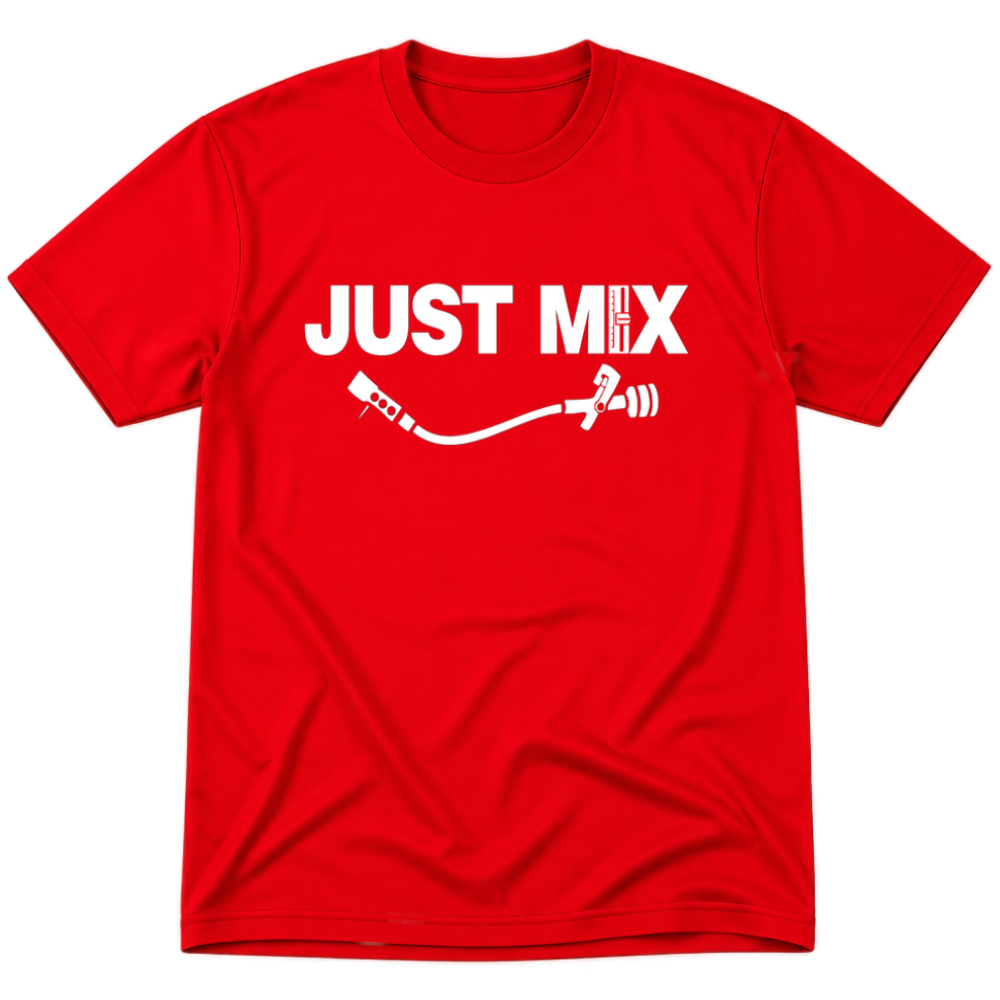 Just Mix Shirt - Red & White
