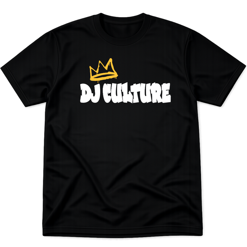 Crowned DJ Culture Shirt - Black