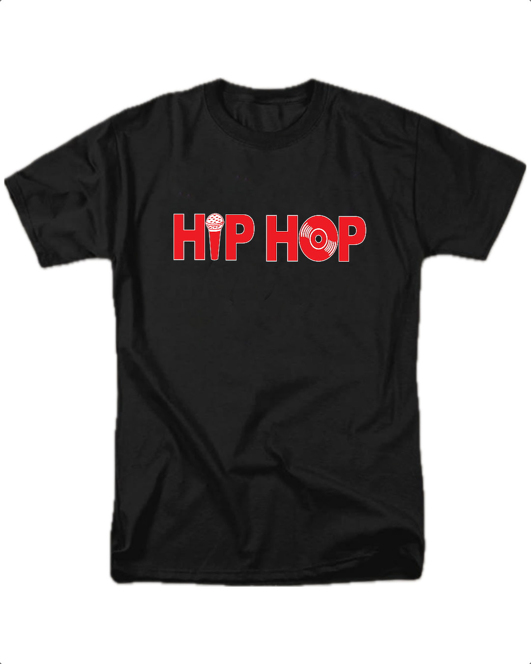 Hip Hop Tee - Black/Red