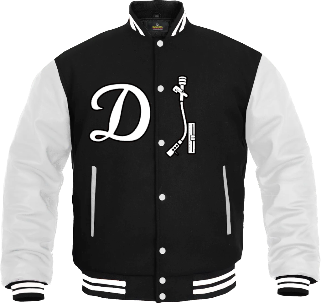 DJ Letterman Jacket - Black & White