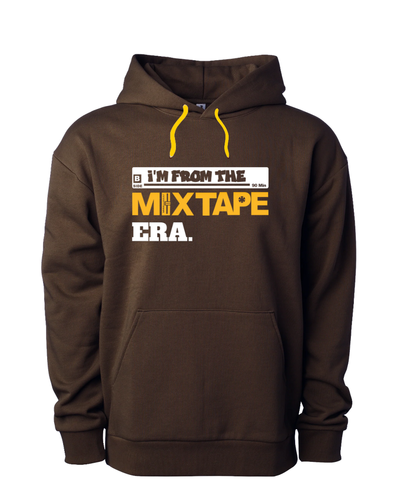 I'm From The Mix Tape Era Hoodie - Brown