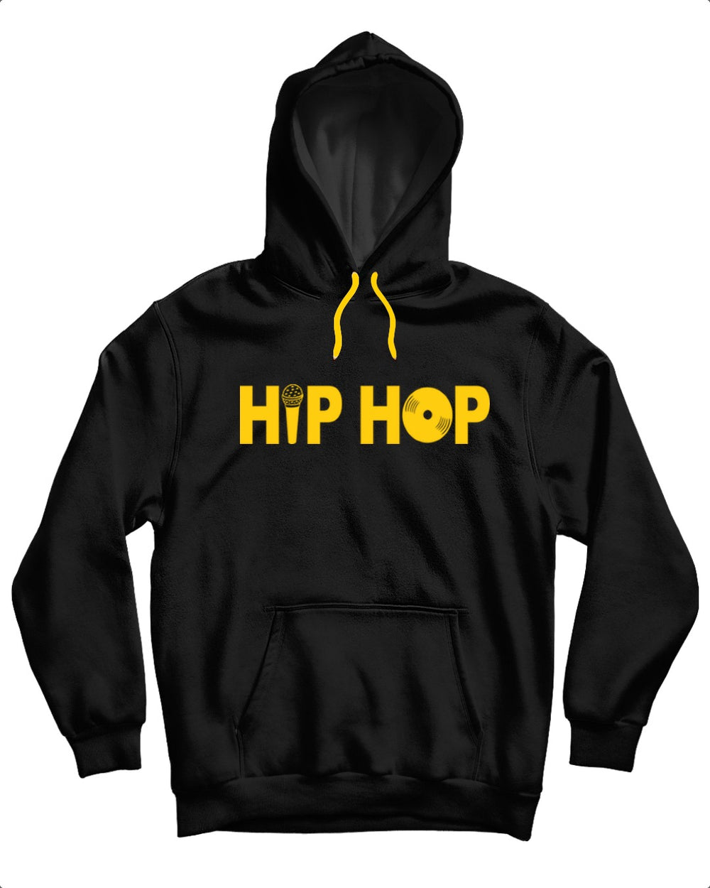 Designer Rapper Hoodies 50th Anniversary Hip Hop Hoodie - Black/BrightGold