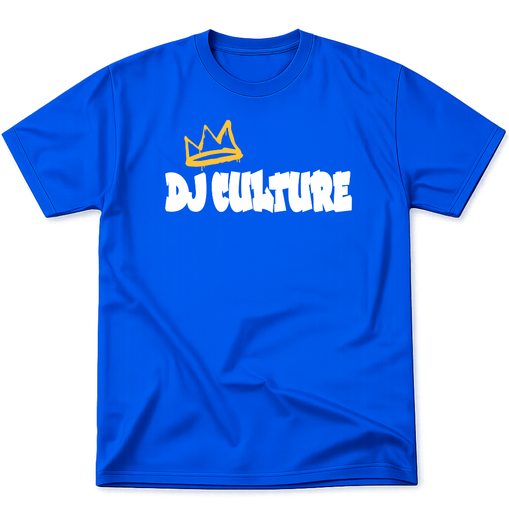 Crowned DJ Culture Shirt - Blue