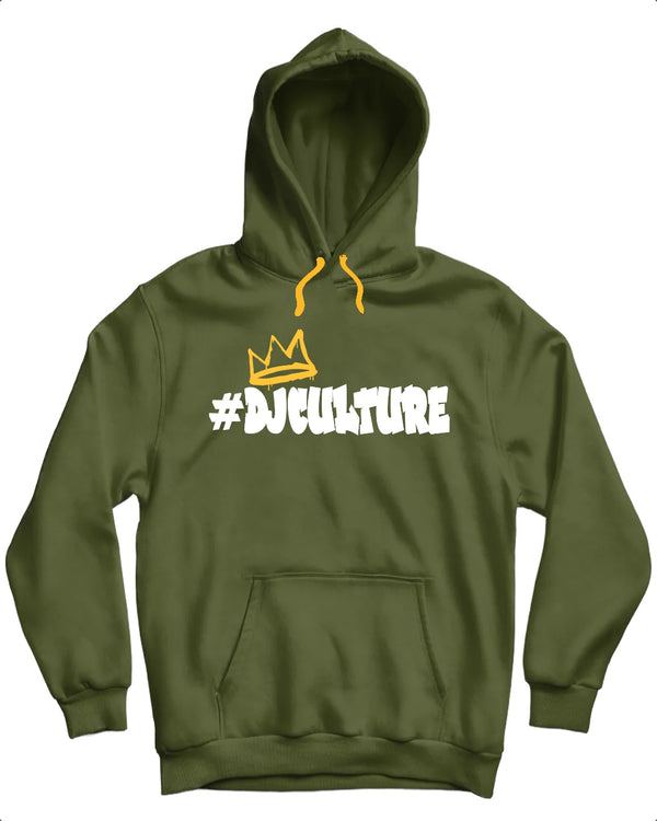 Crowned DJ Culture Hoodie - Military