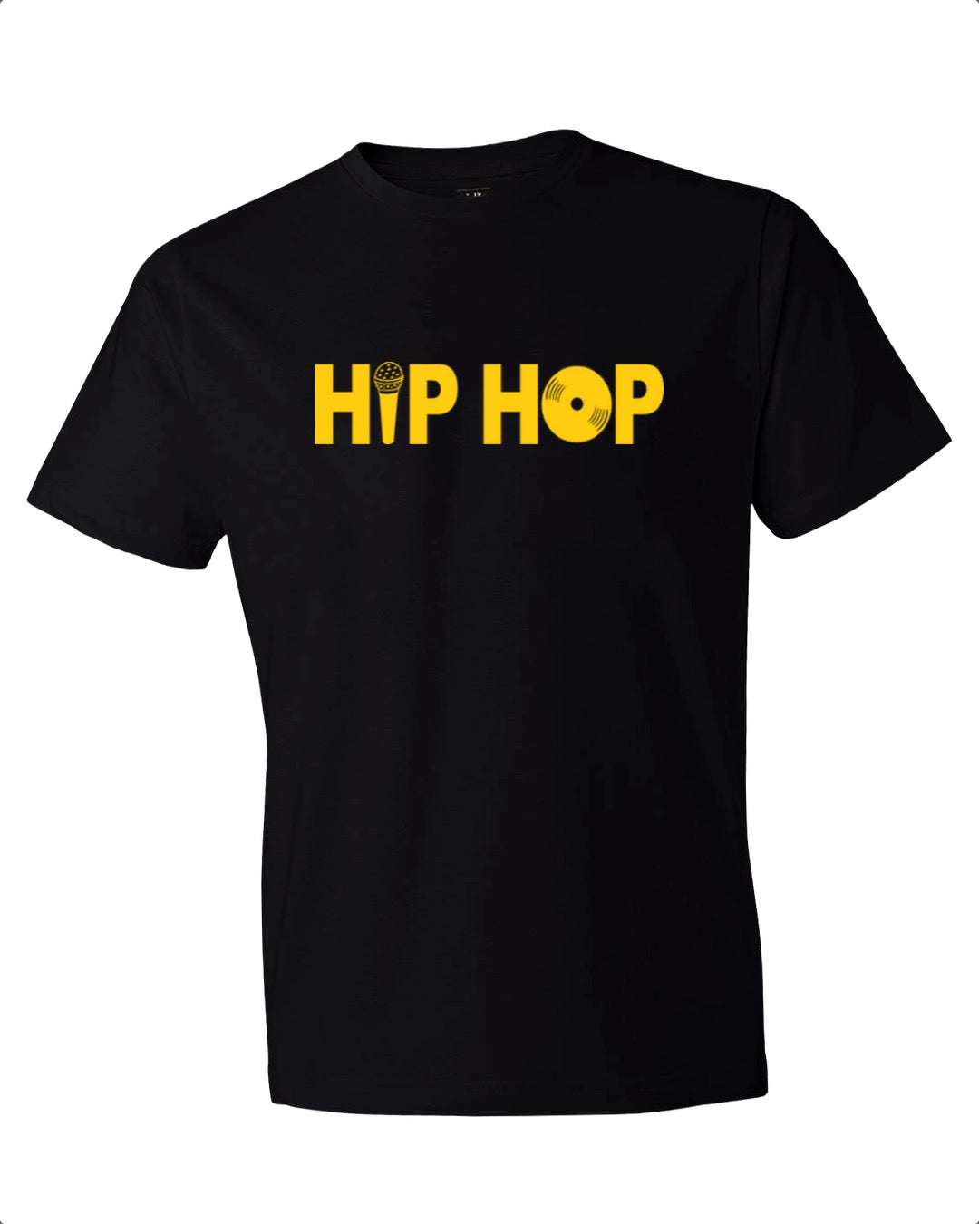 Hip Hop Tee - Black/Bright Gold