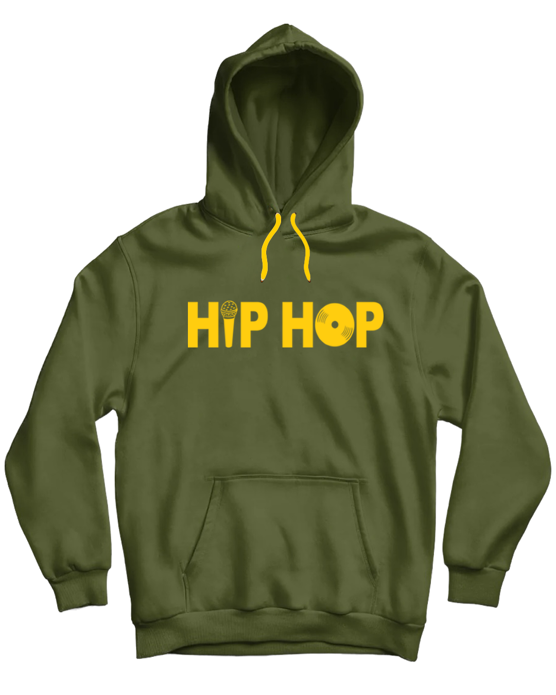 50th Anniversary Hip Hop Hoodie - Military/BrightGold