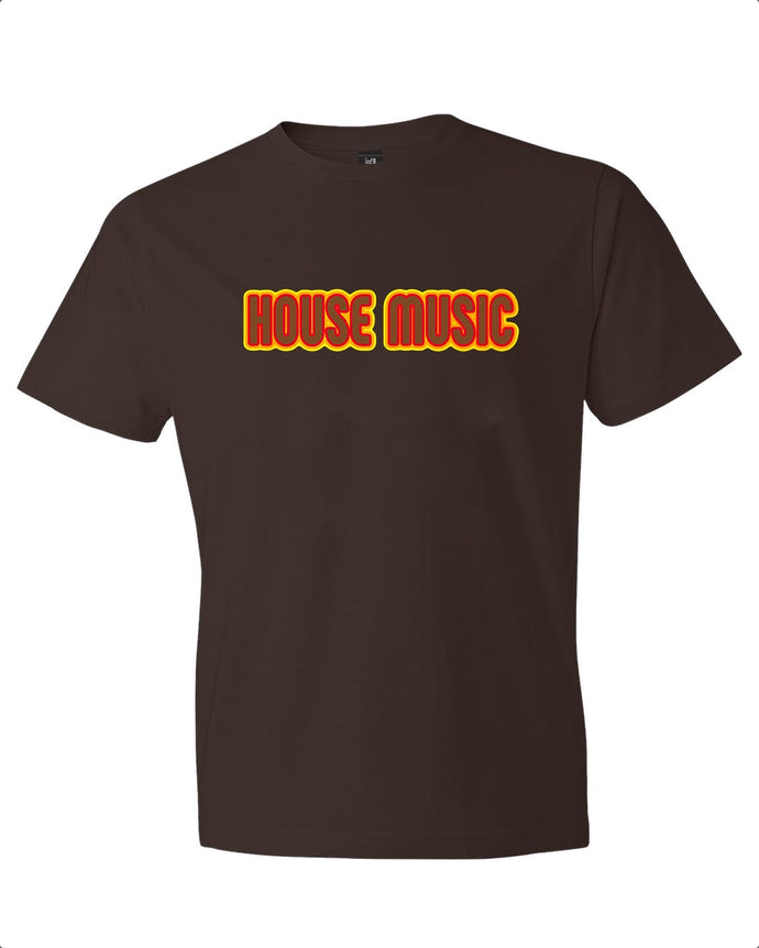 Funky House Music Shirt - Brown