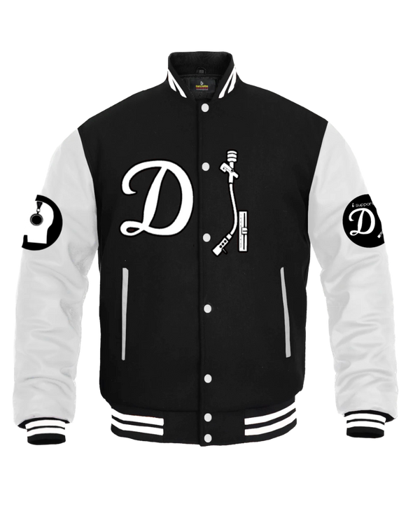 DJ Letterman Jacket - Black & White