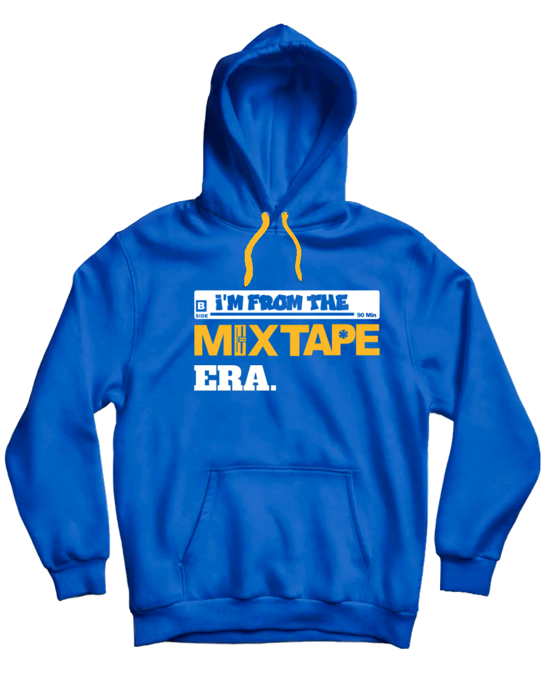 I'm From The Mix Tape Era Hoodie - Blue