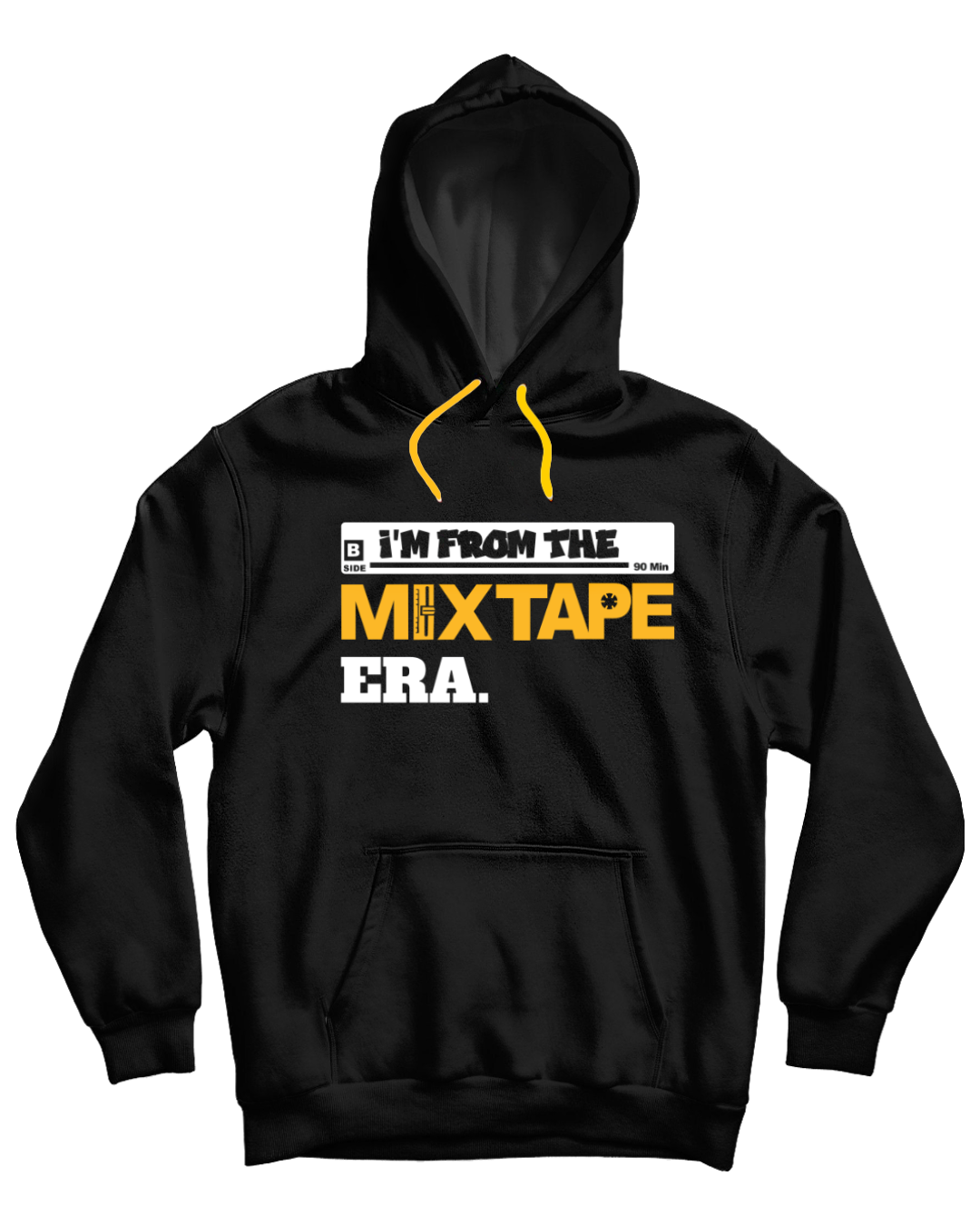 I'm From The Mix Tape Era Hoodie - Black