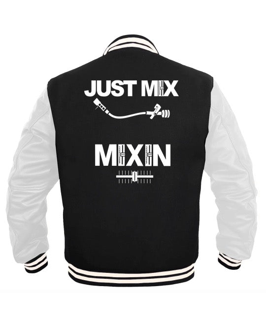 DJ Letterman Jacket - Black & White